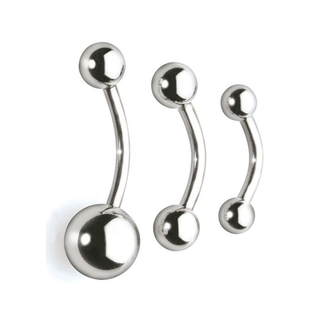 Barbell navel NS (Schroef in balletje)