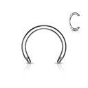 Barbell gebogen QXSAH (Schroef op staafje) (Hoefijzer)